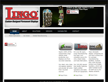 Tablet Screenshot of lingomfg.com